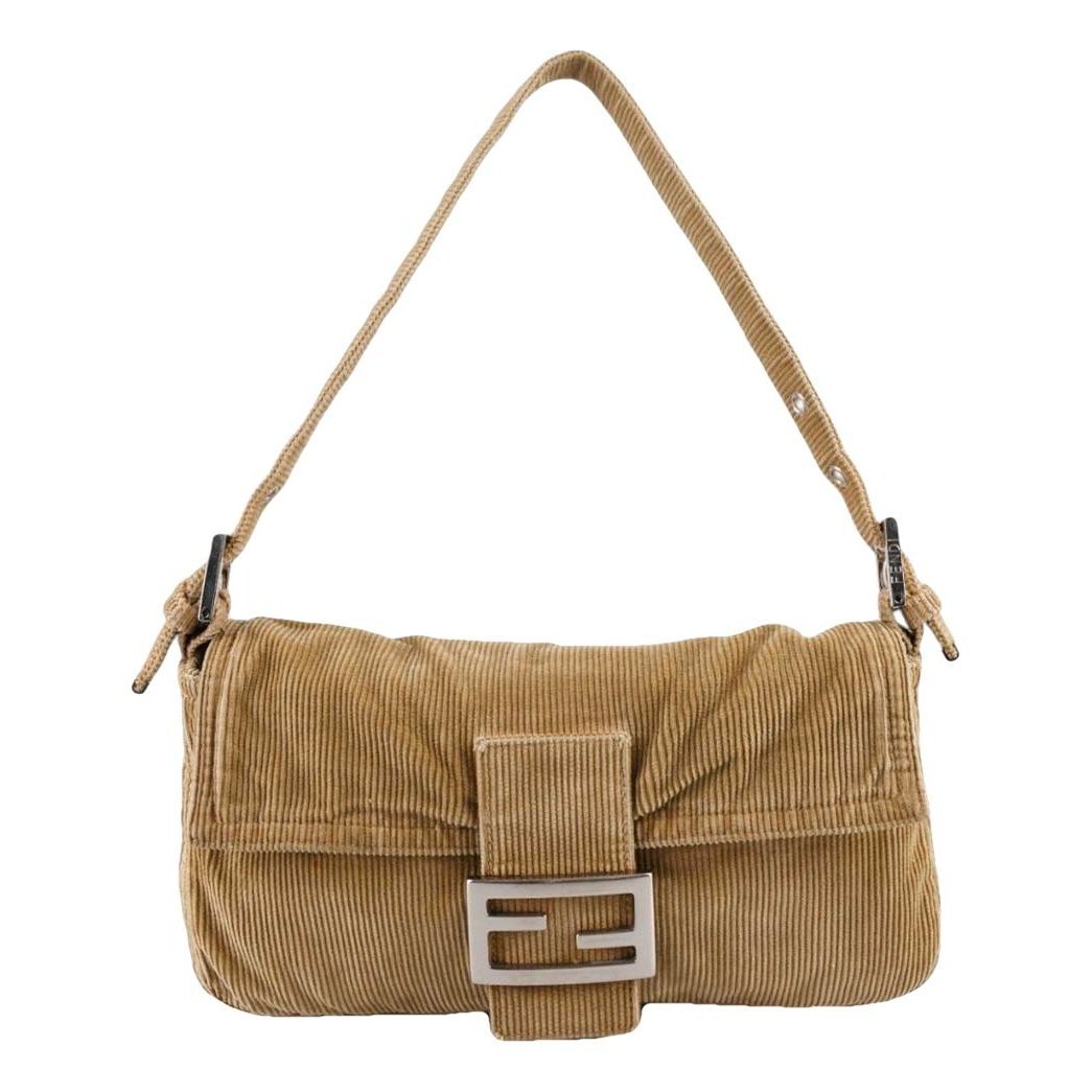 Baguette velvet handbag