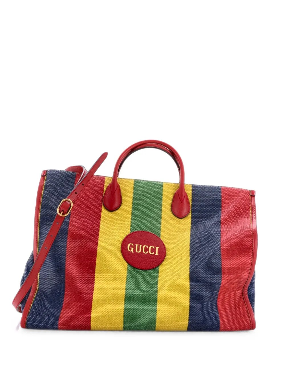 Baiadera Striped Canvas tote bag