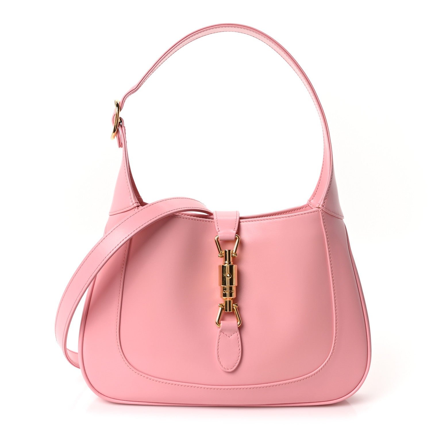 Gucci Boarded Dyana Lux Calfskin Small Jackie 1961 Hobo Wild Rose