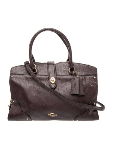 Leather Top Handle Bag