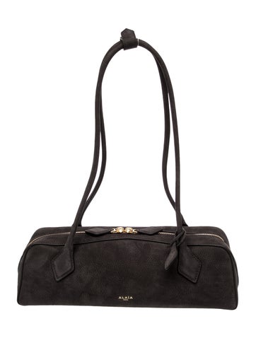 Alaia Suede Shoulder Bag