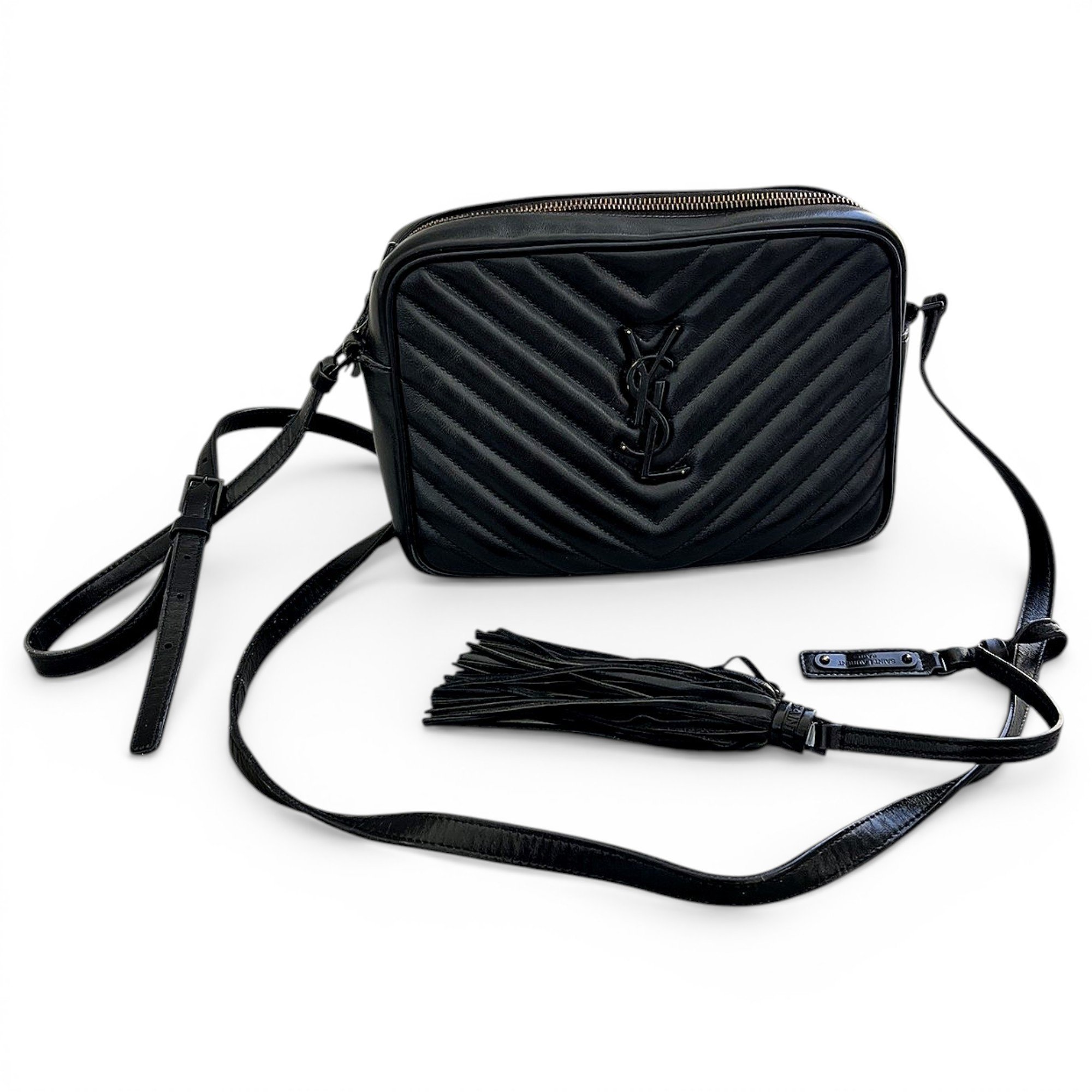 Lou leather crossbody bag