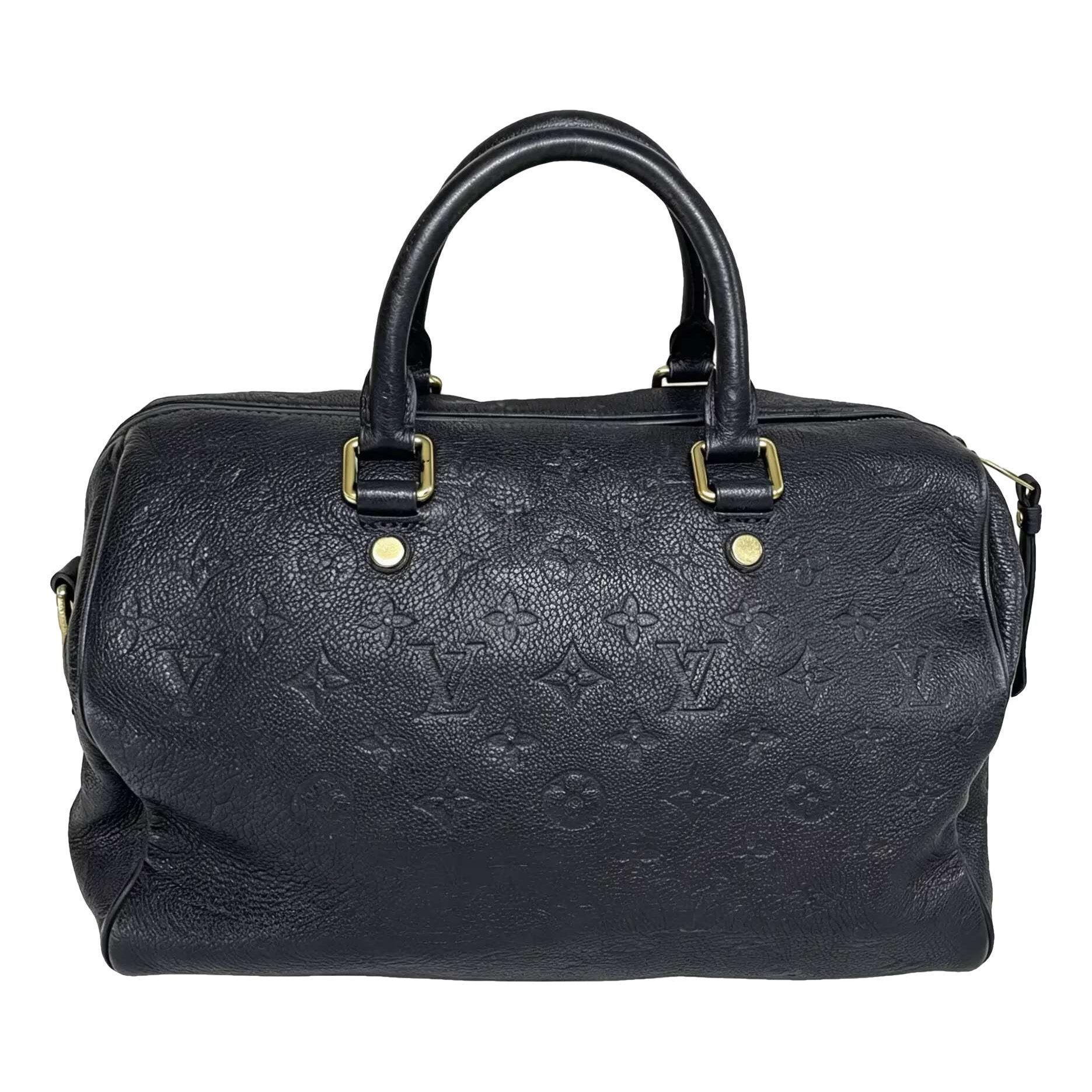 Speedy leather handbag