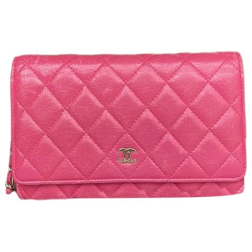 Trendy CC Wallet on Chain leather crossbody bag