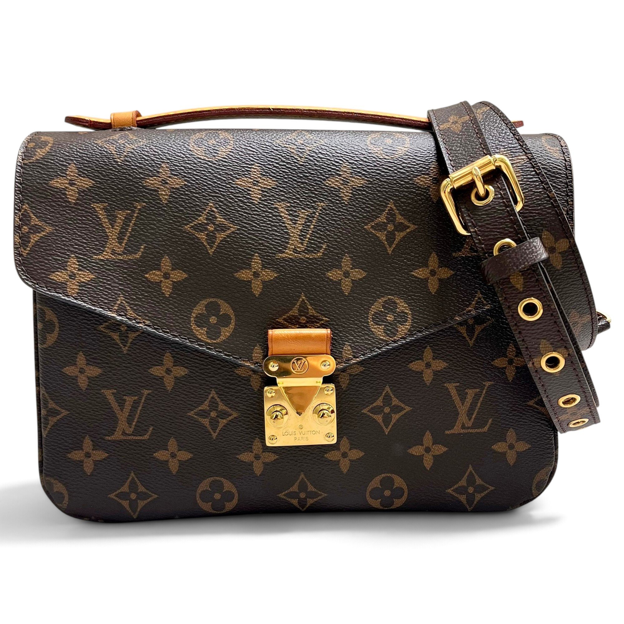 Metis leather handbag
