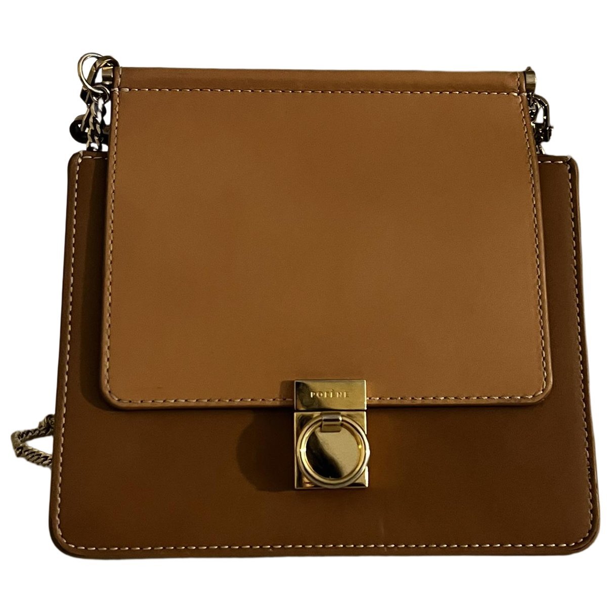 Numéro sept mini leather crossbody bag