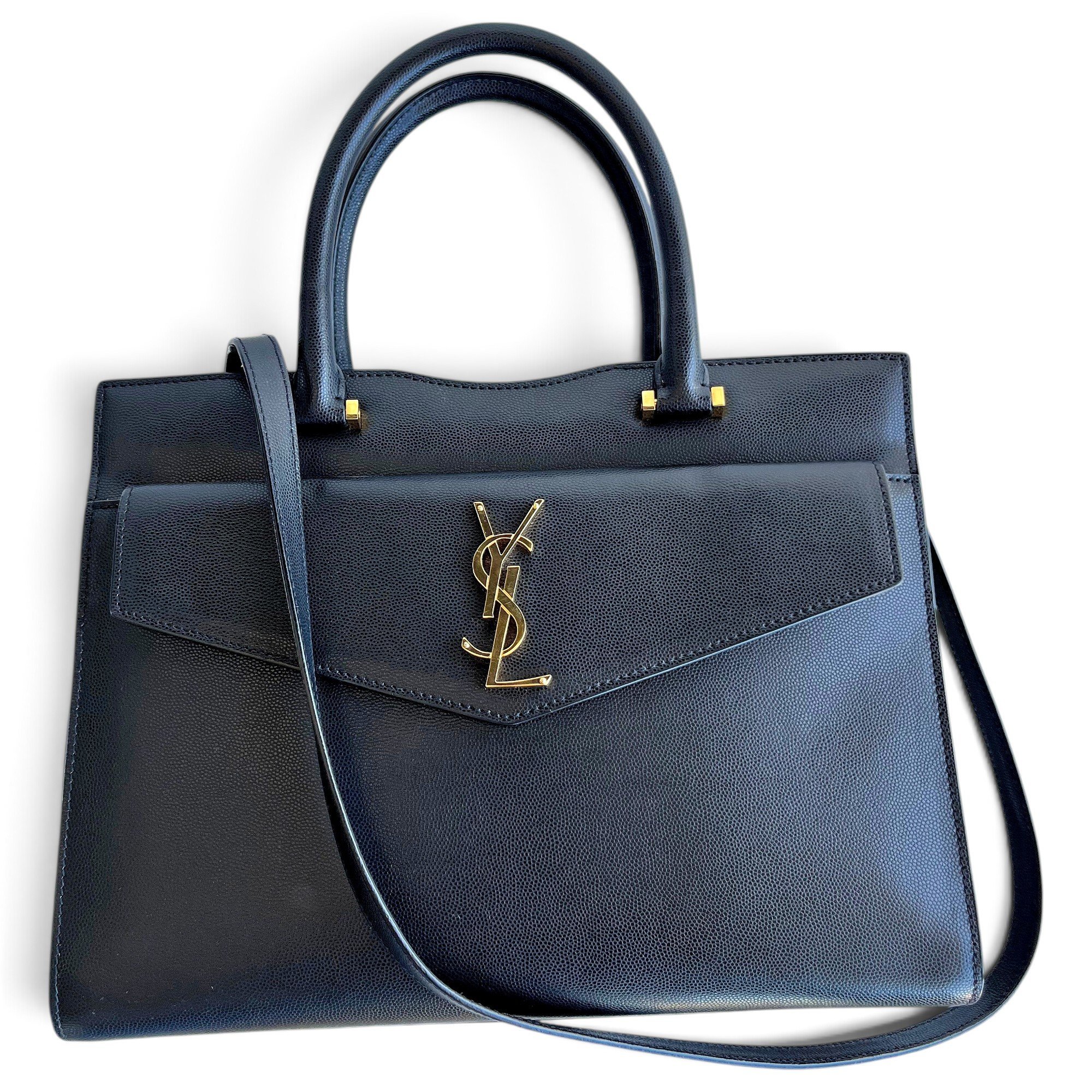 Uptown leather handbag