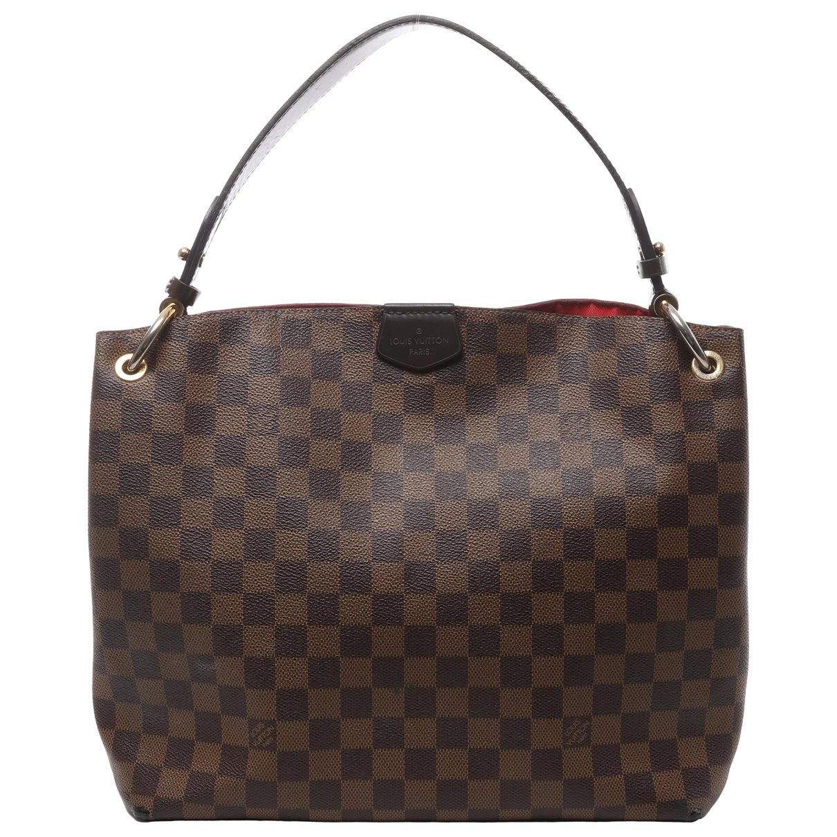 Graceful leather handbag