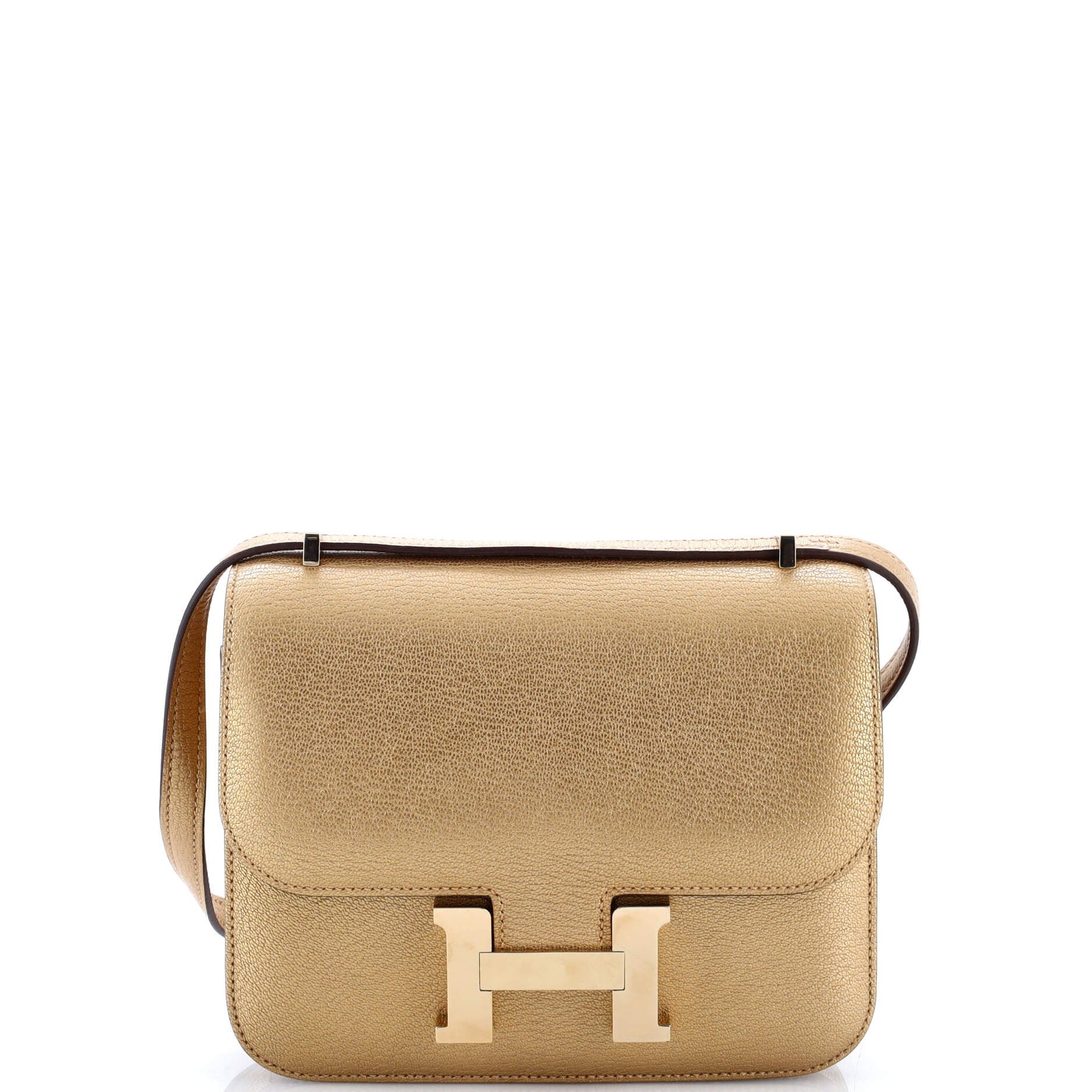 Hermes Constance NM Bag Metallic Chevre Chamkilight 18
