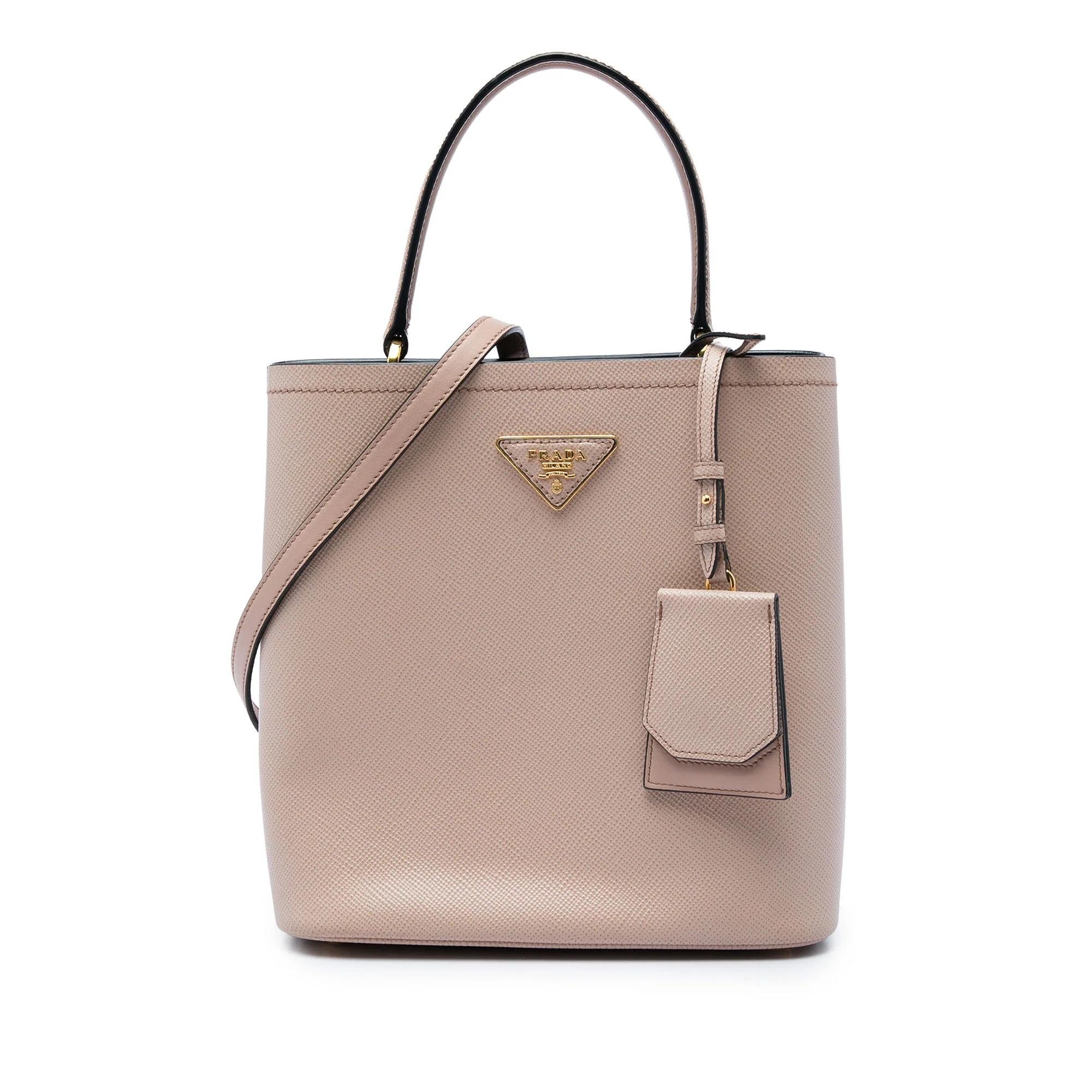 Panier leather handbag