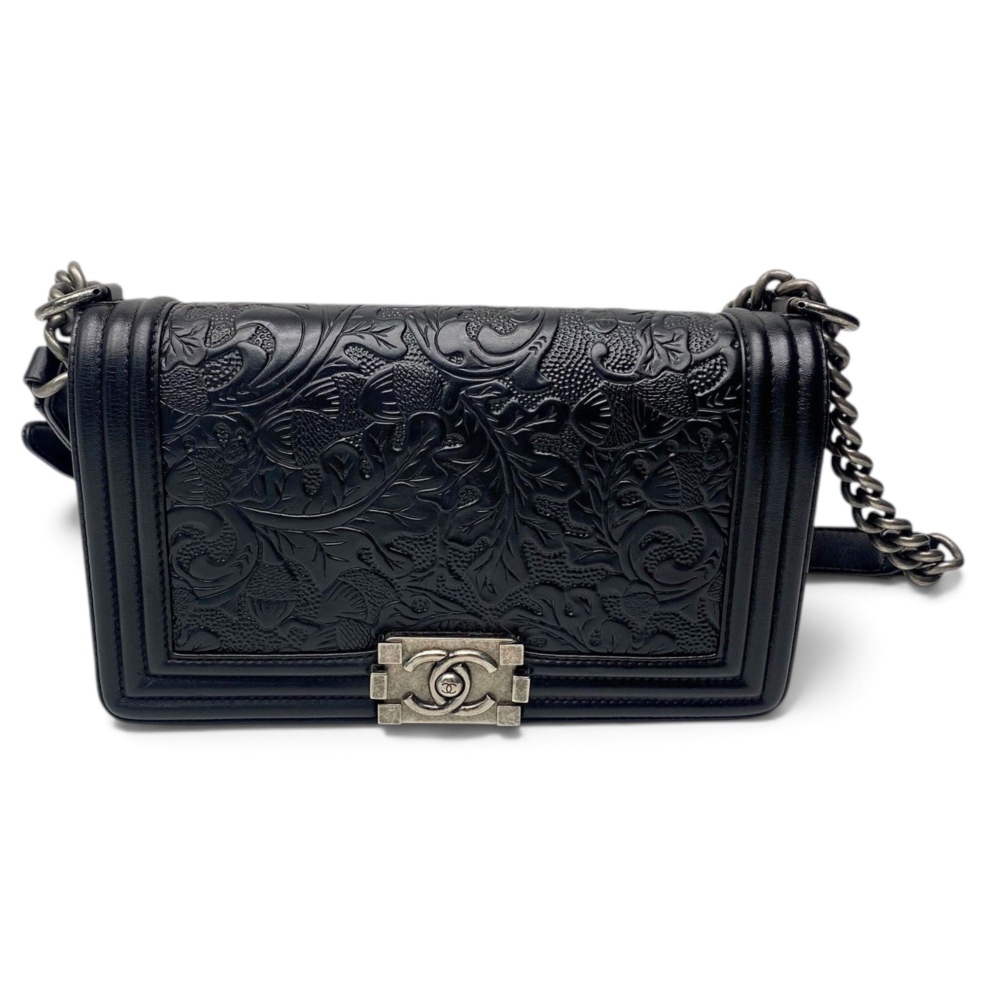 Boy leather crossbody bag