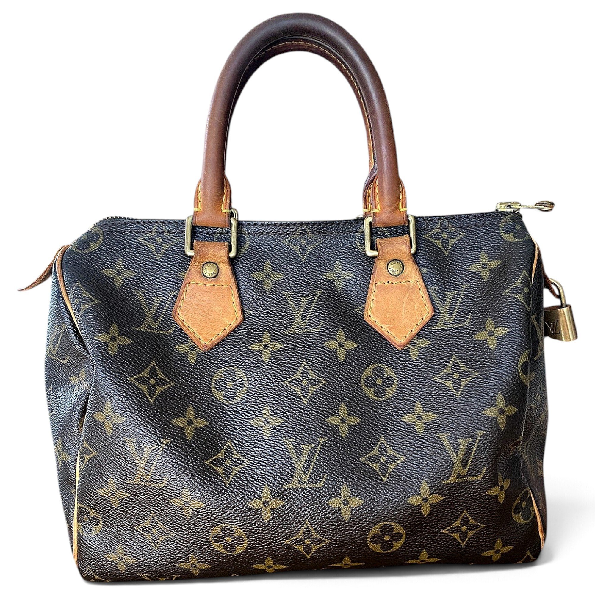 Louis Vuitton Speedy leather handbag