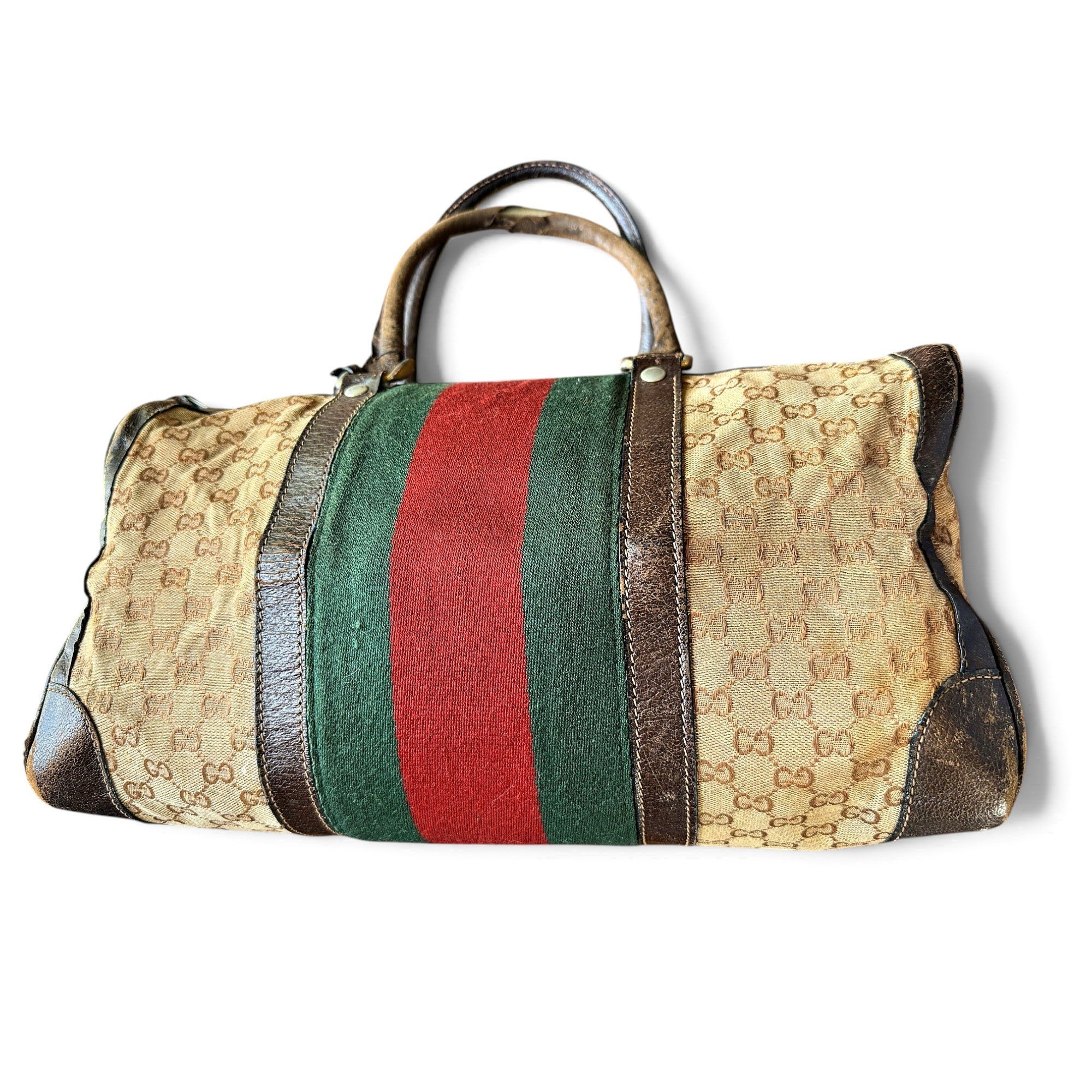 Boston leather satchel