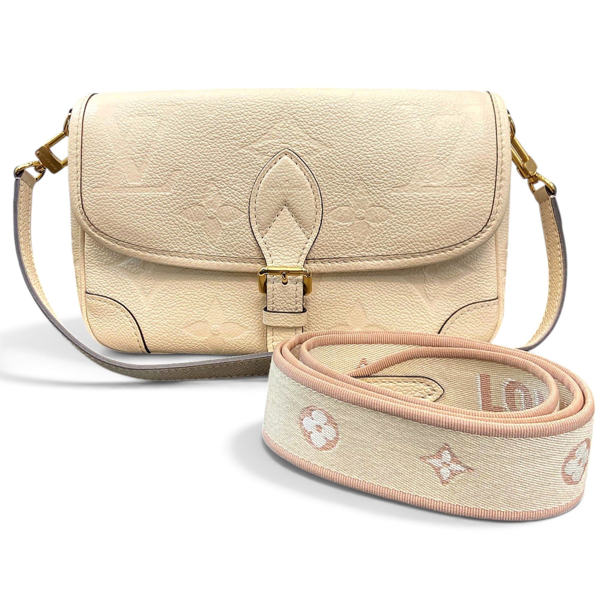 Louis Vuitton Diane leather crossbody bag