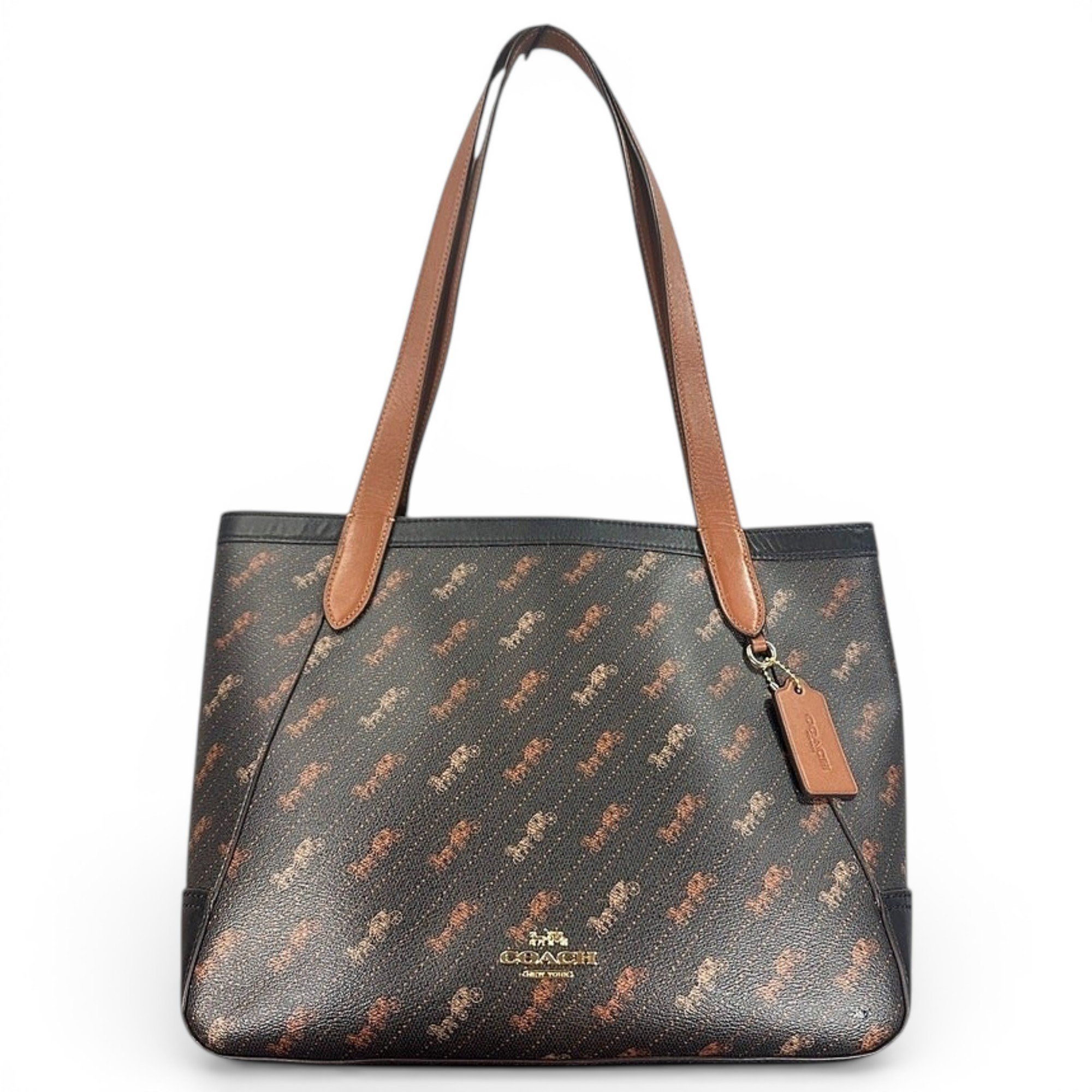 Leather tote