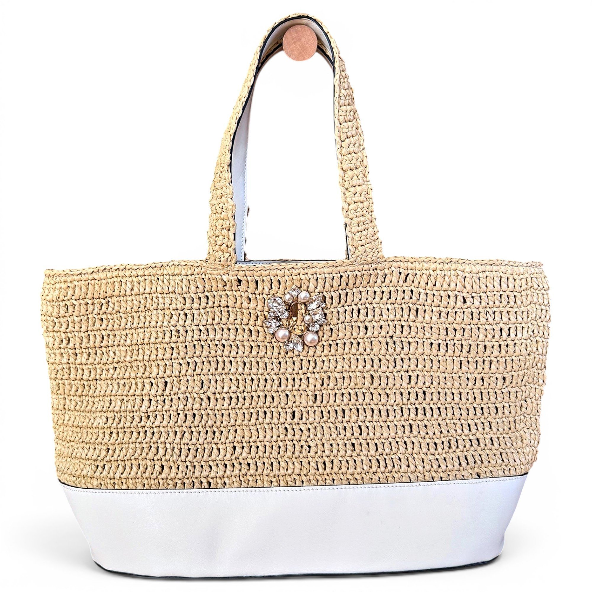 Leather tote