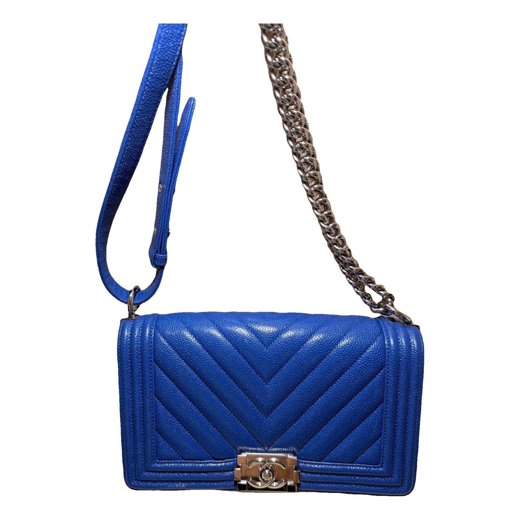Boy leather crossbody bag