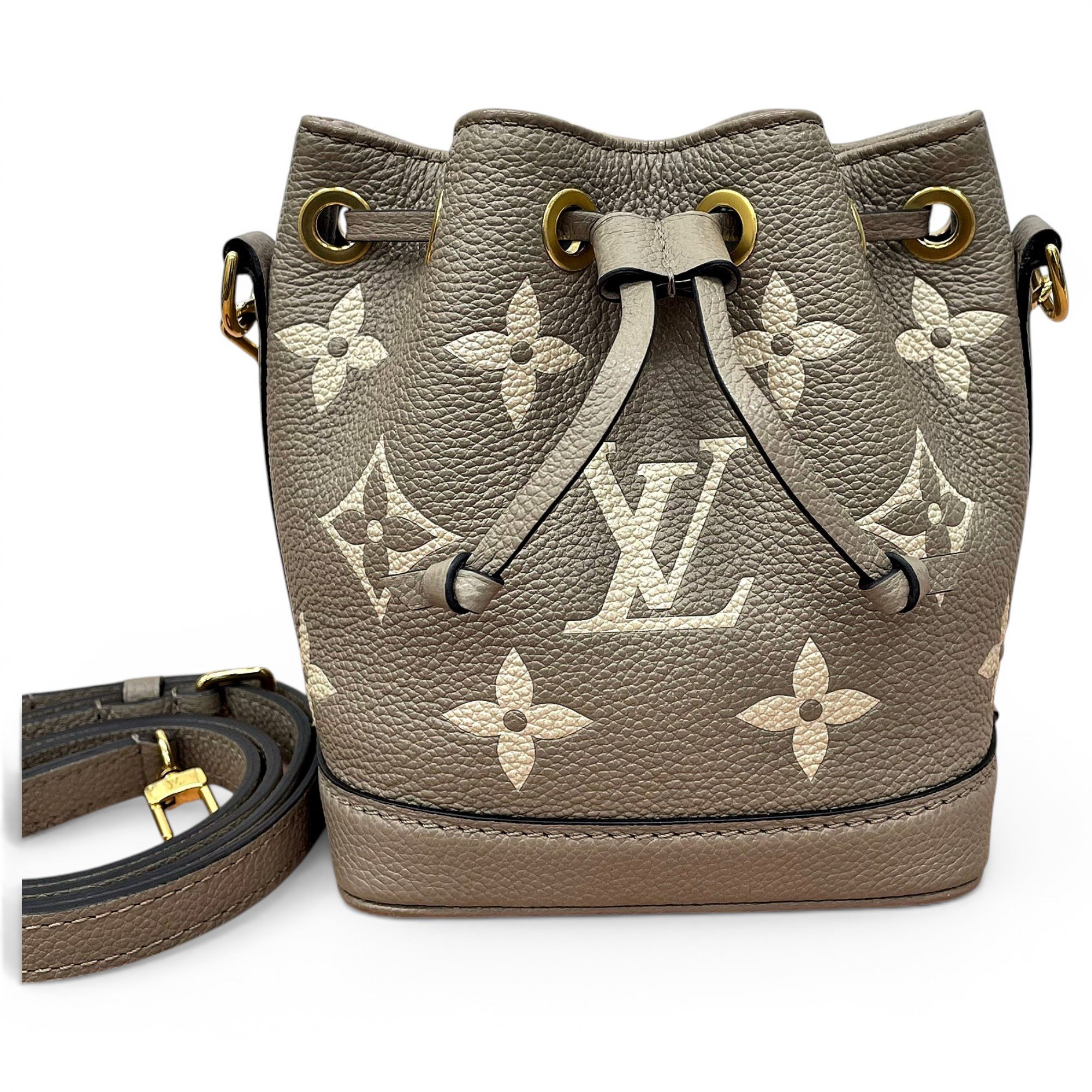 Nano Noé leather handbag