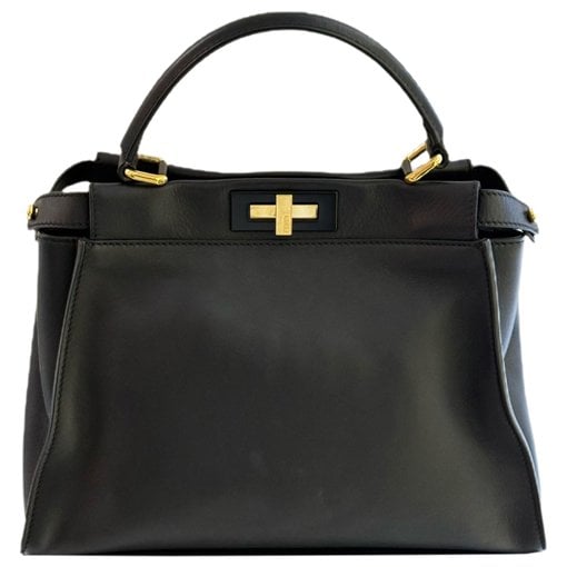 Peekaboo leather handbag