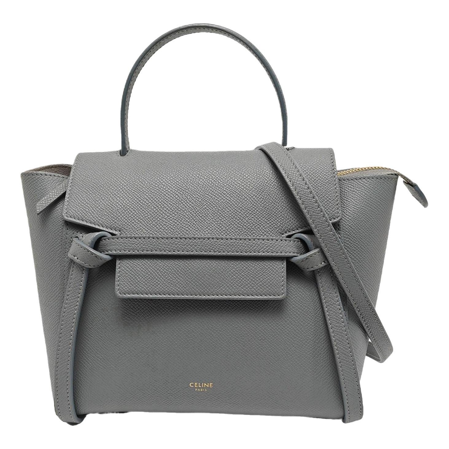Belt leather handbag