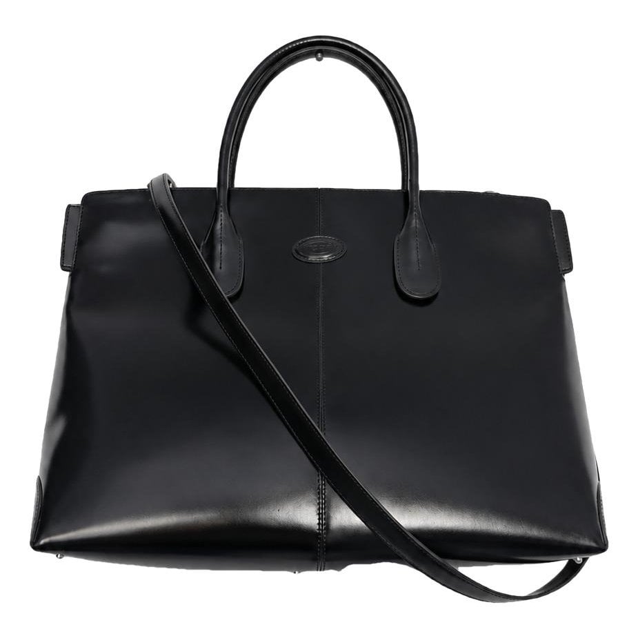 Leather tote