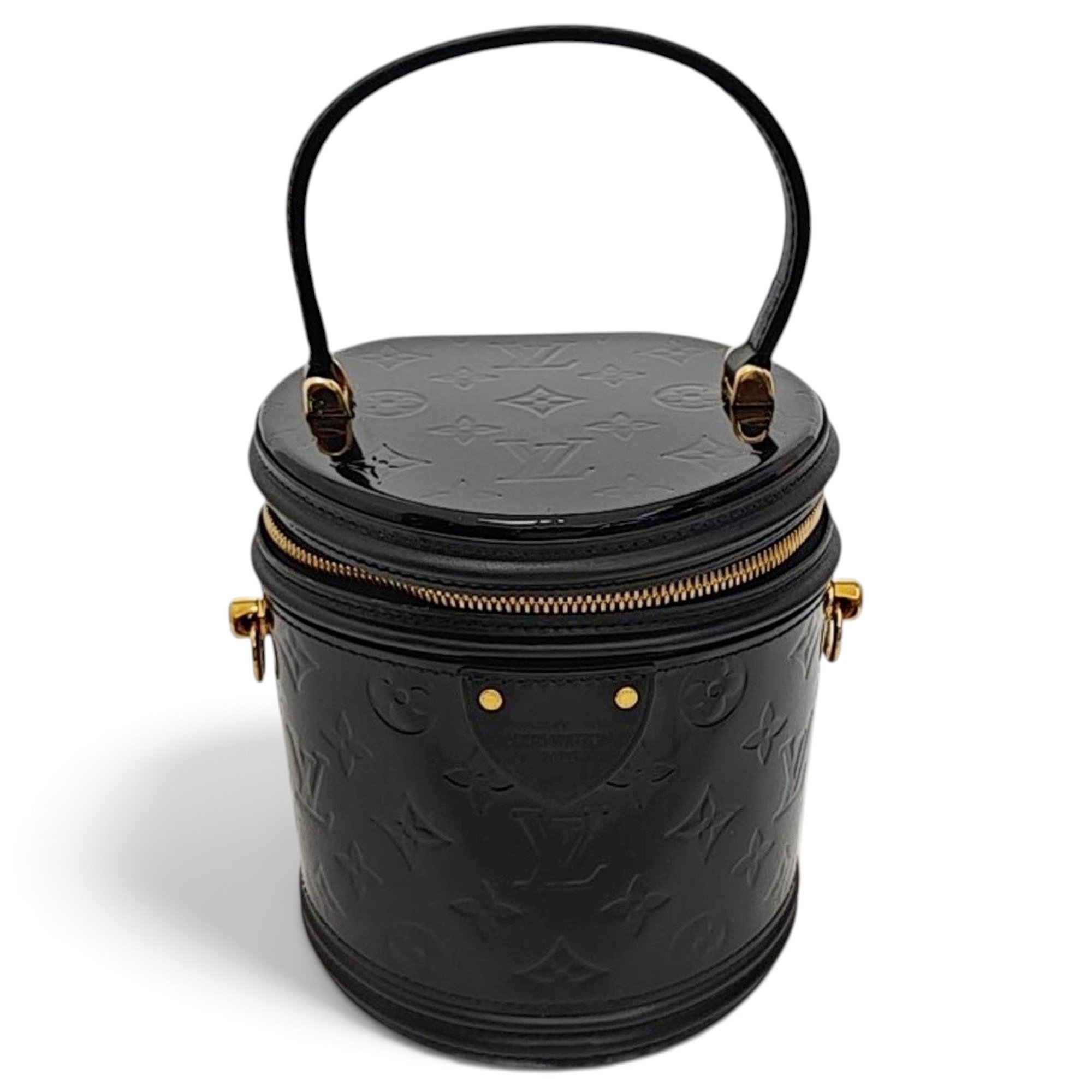 Cannes patent leather handbag