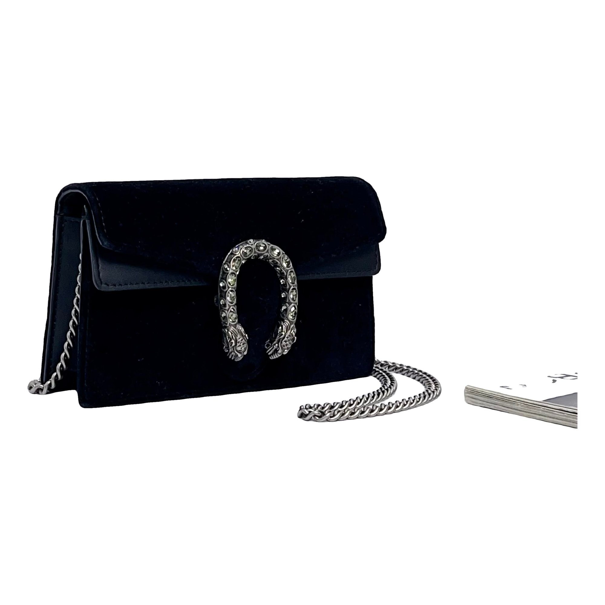 Dionysus Super Mini velvet handbag