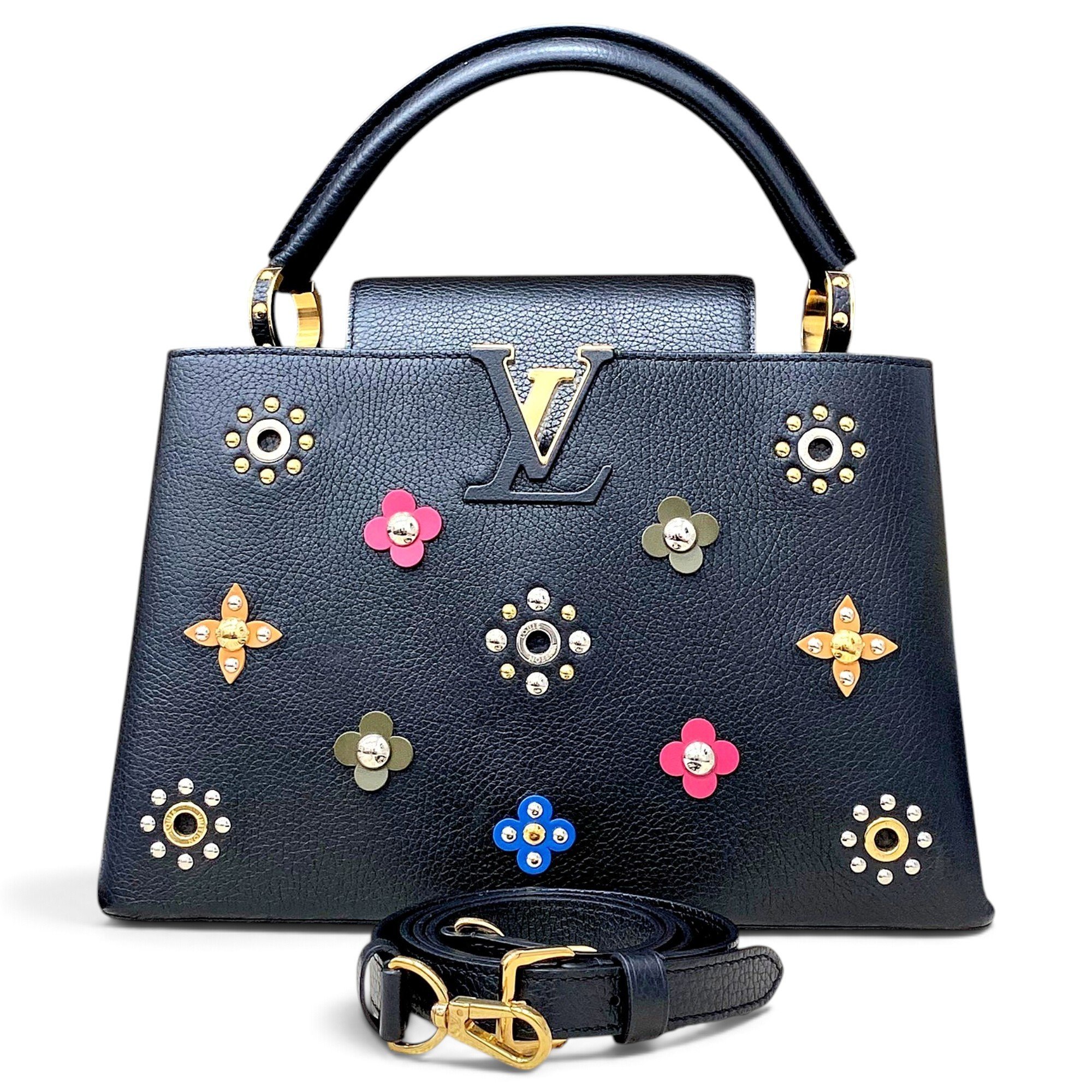 Capucines leather handbag