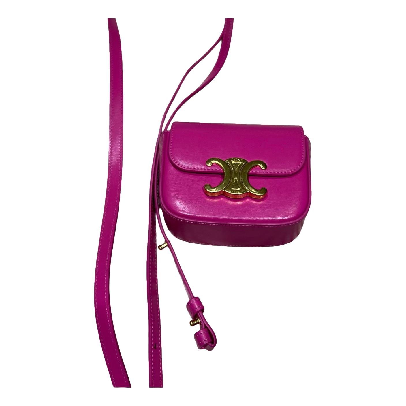 Triomphe leather handbag