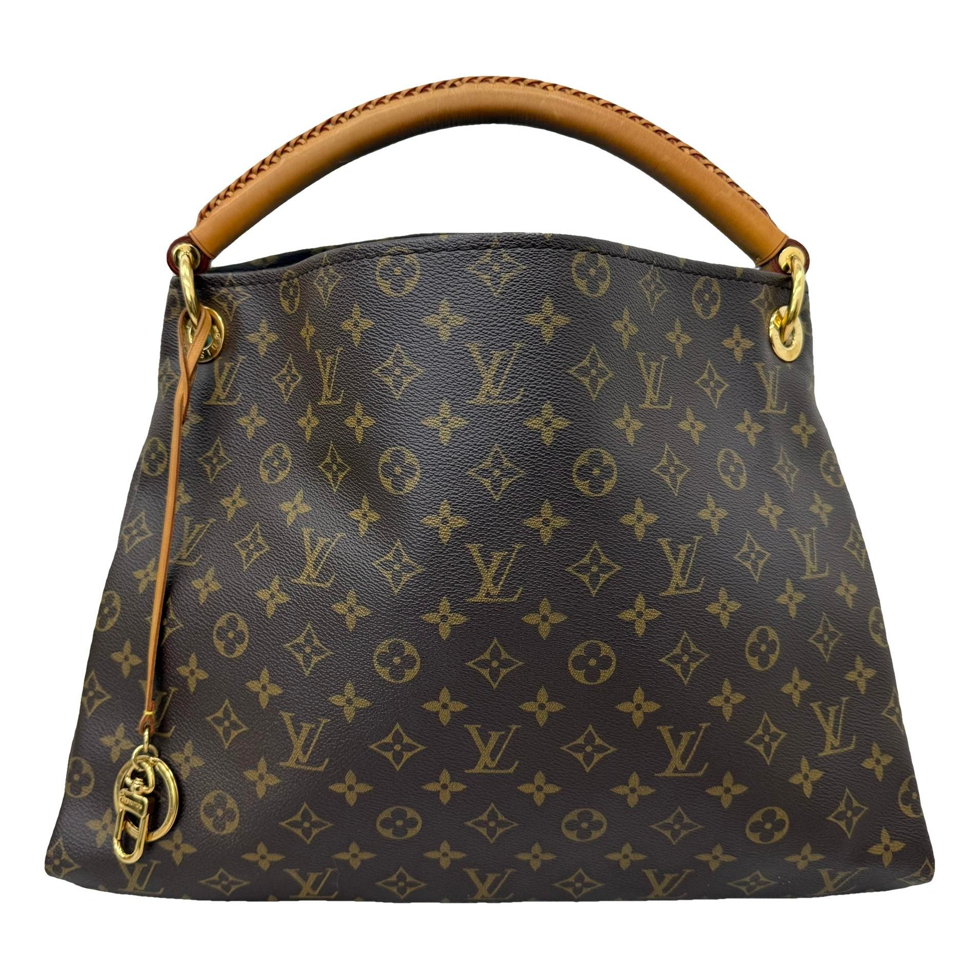 Artsy leather handbag