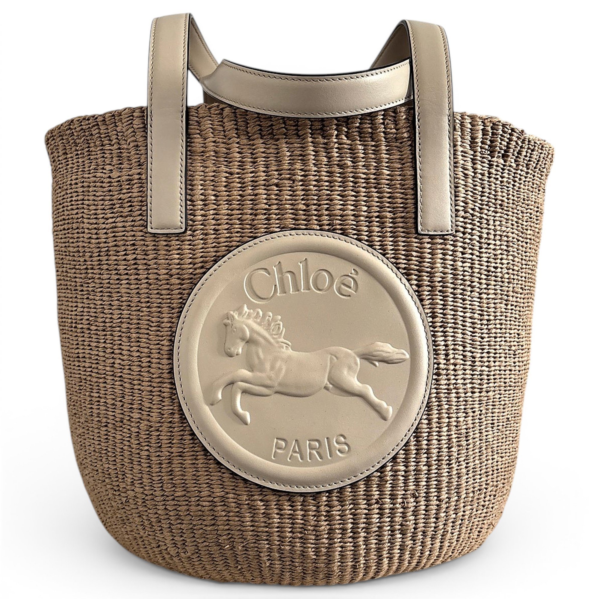 Woody Basket cloth tote