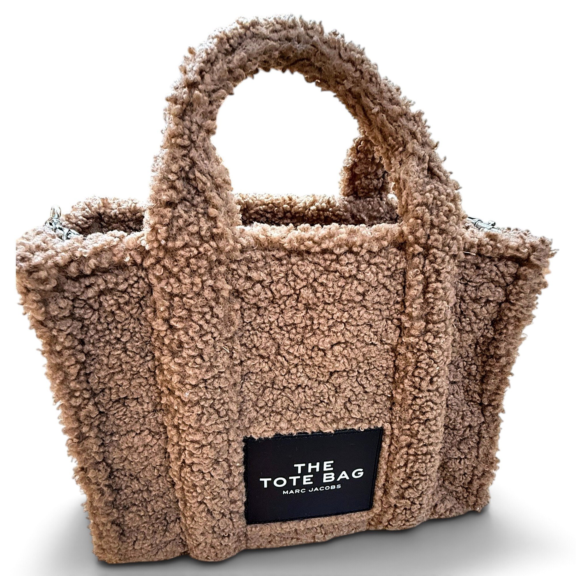Faux fur handbag