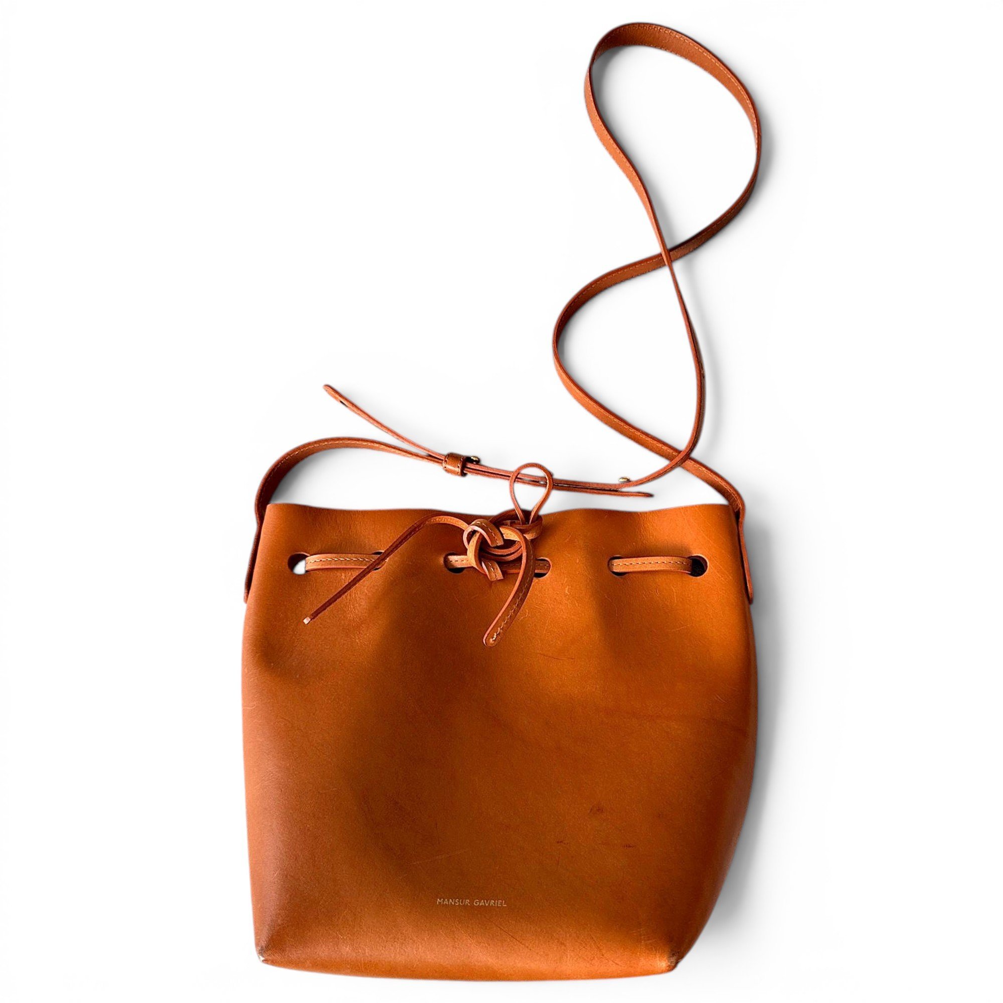 Mansur Gavriel Bucket leather bag