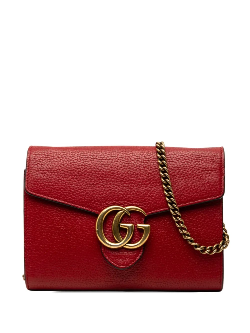 2000-2015 GG Marmont Calfskin Wallet on Chain crossbody bag
