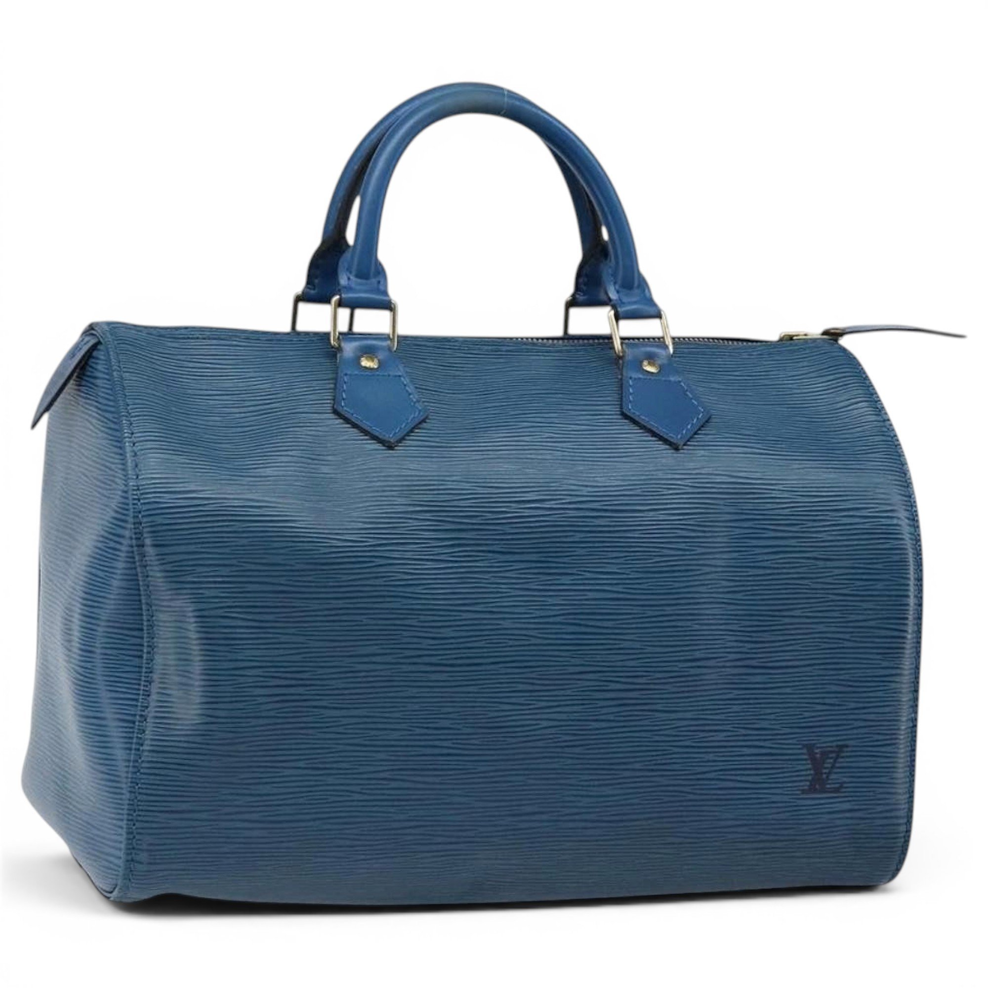 Speedy leather bowling bag