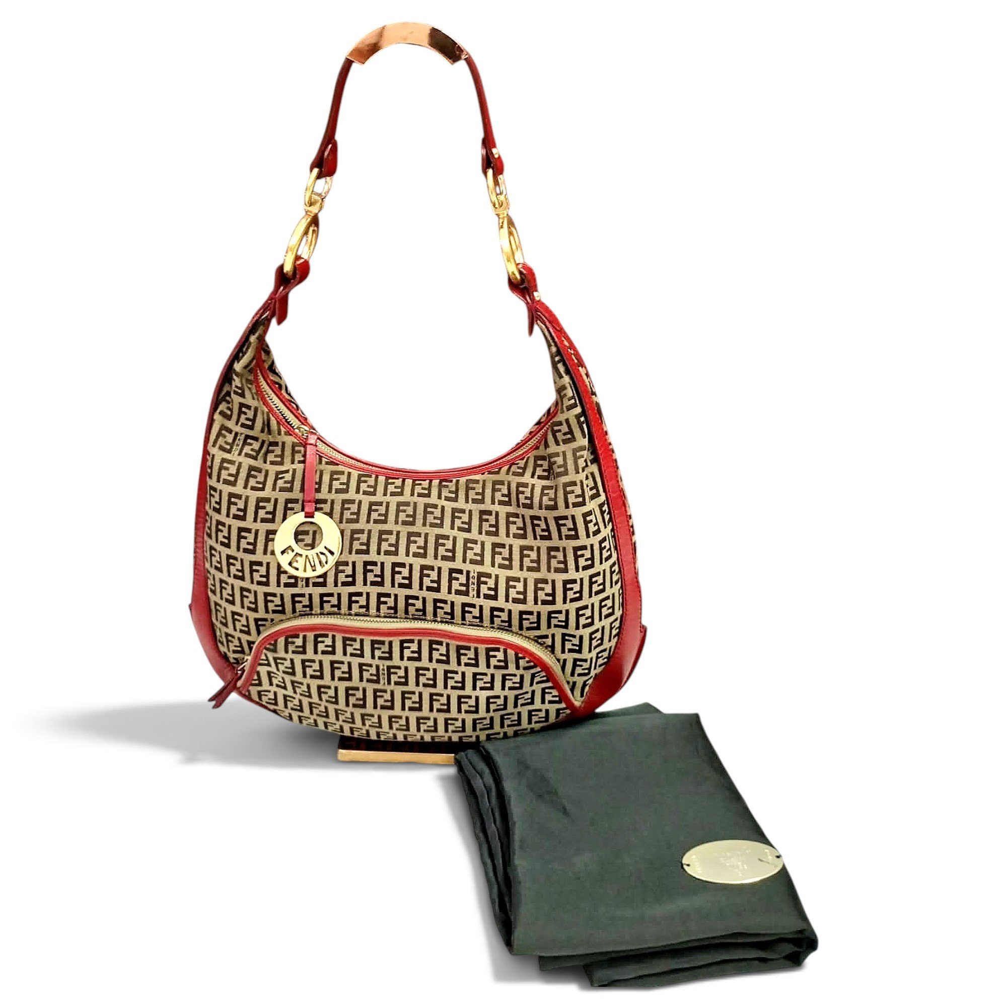 Croissant cloth handbag