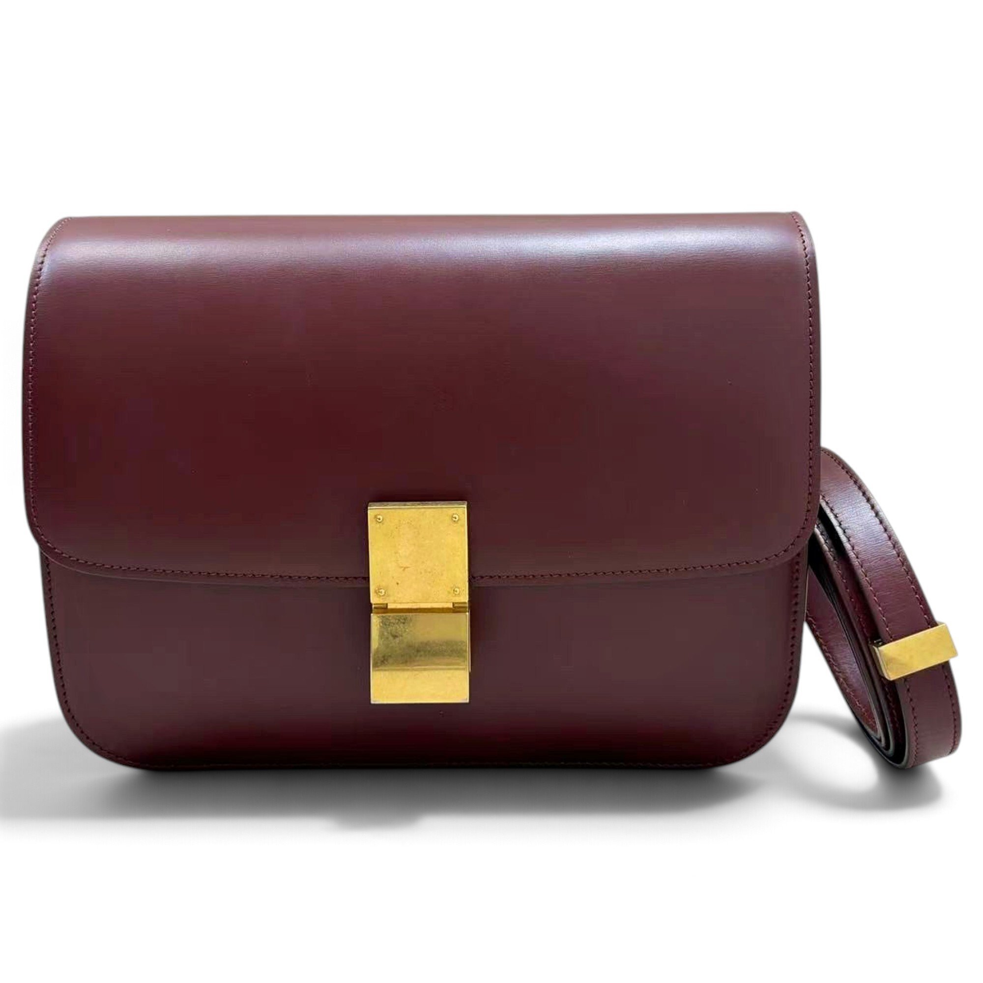 Classic leather crossbody bag
