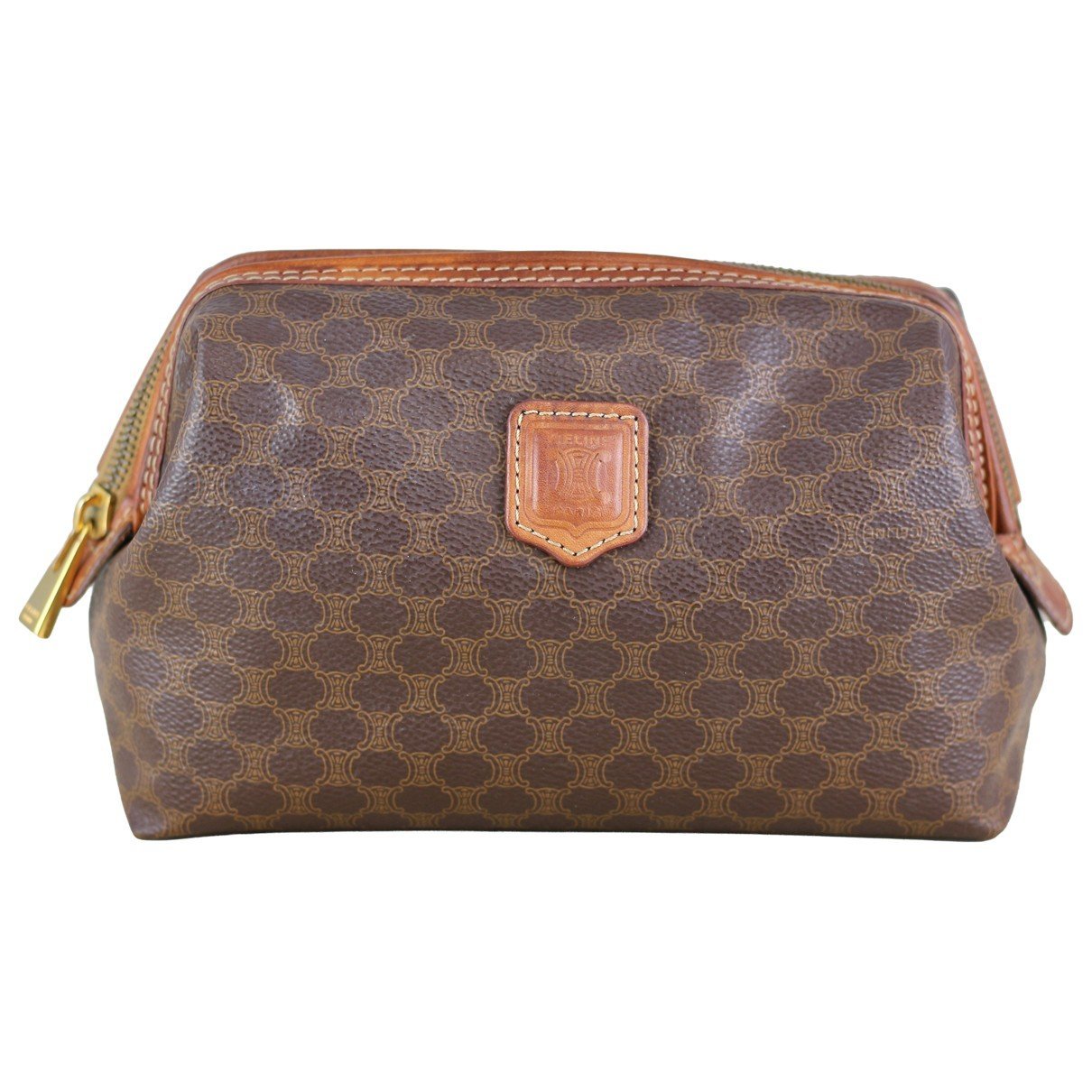 Leather vanity case