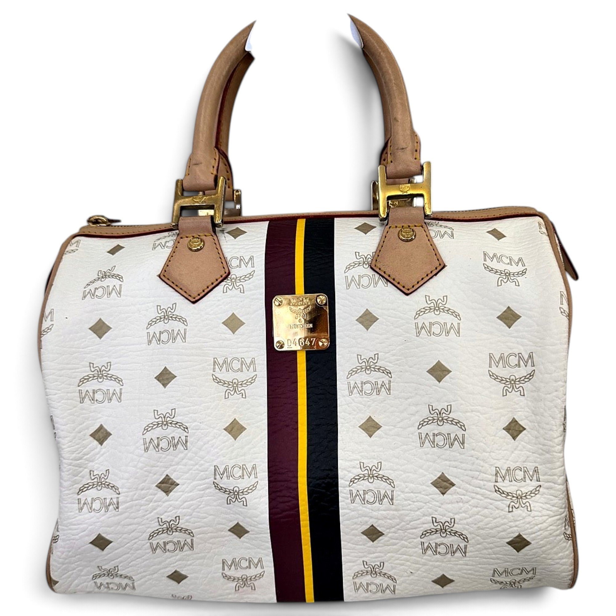 MCM Boston bowling bag