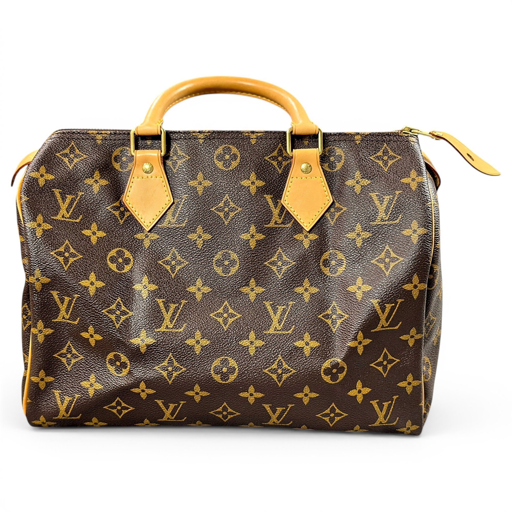 Speedy leather handbag