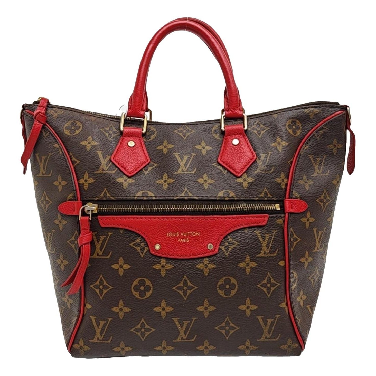 Tournelle leather handbag