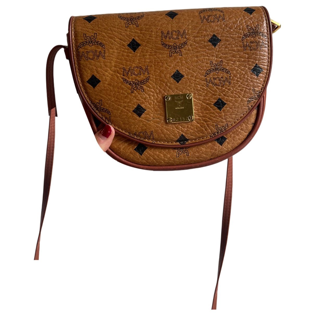 Leather crossbody bag