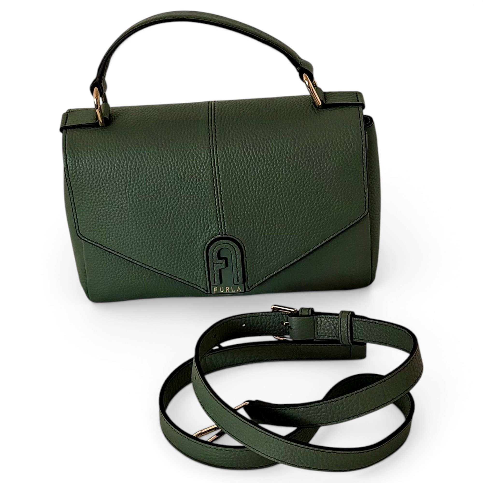 Leather handbag