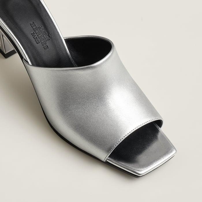 Gris Argenté Kylie 60 Mule