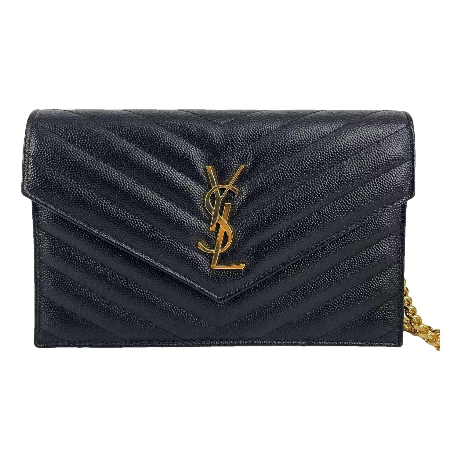 Portefeuille enveloppe leather handbag