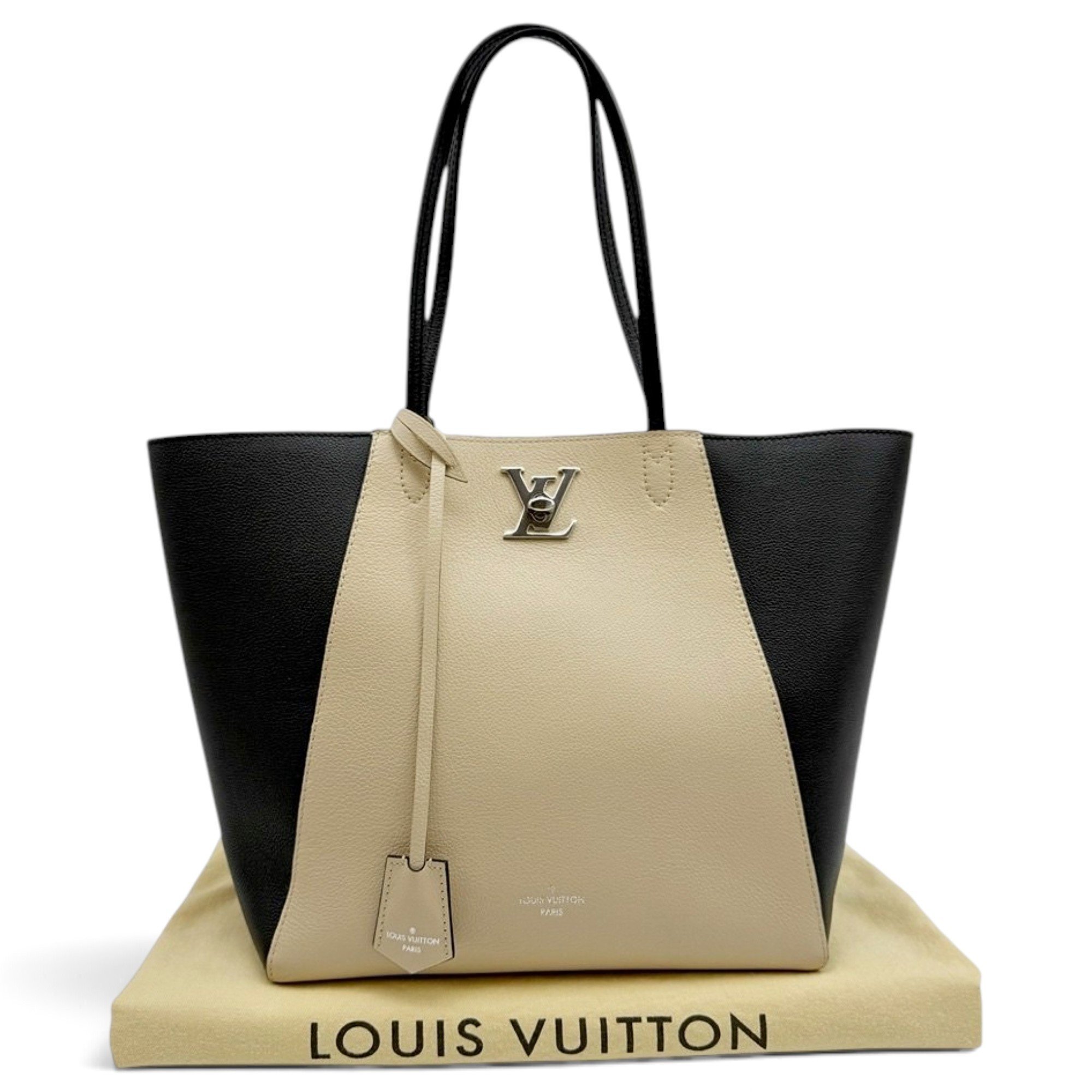 Lockmeto leather tote