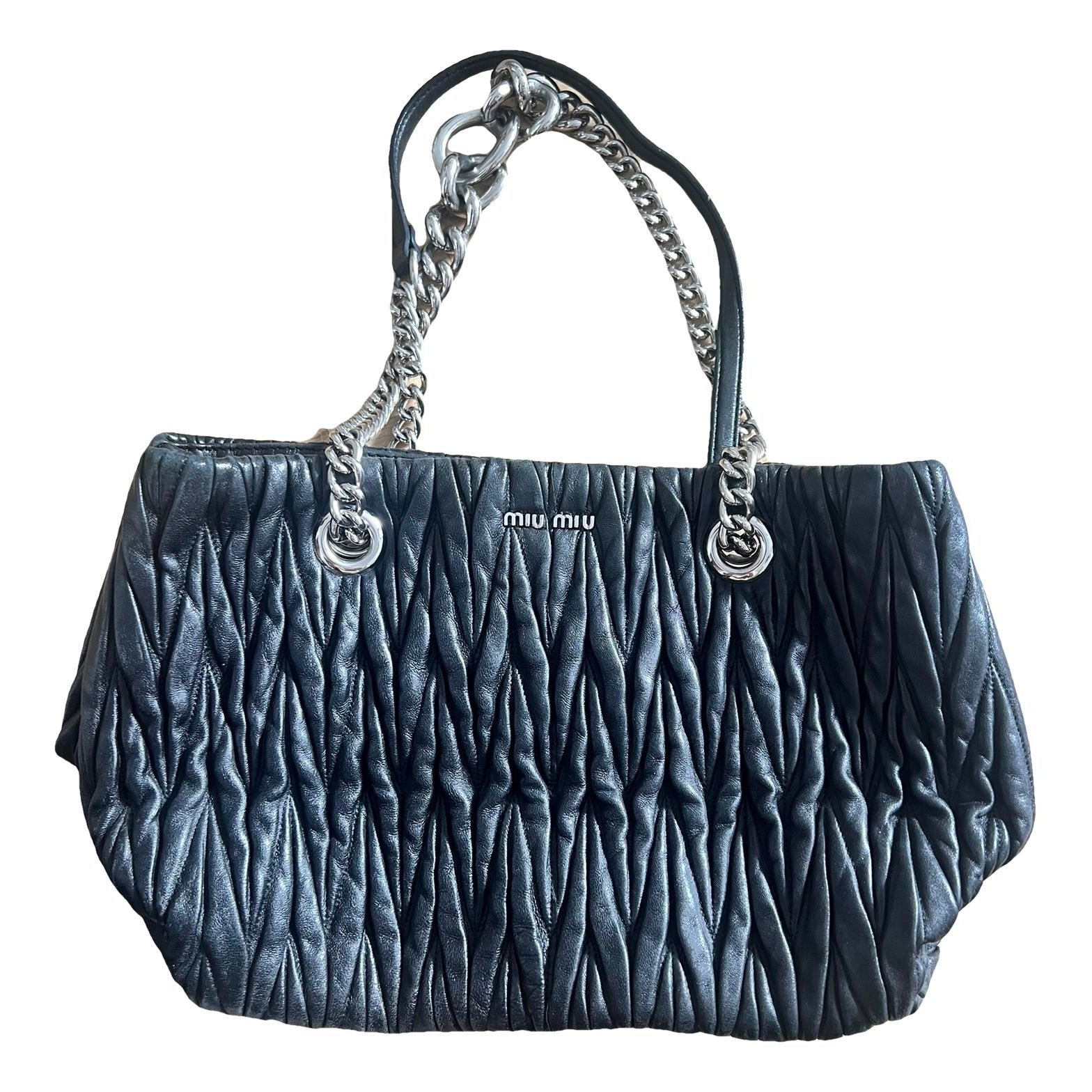 Leather handbag