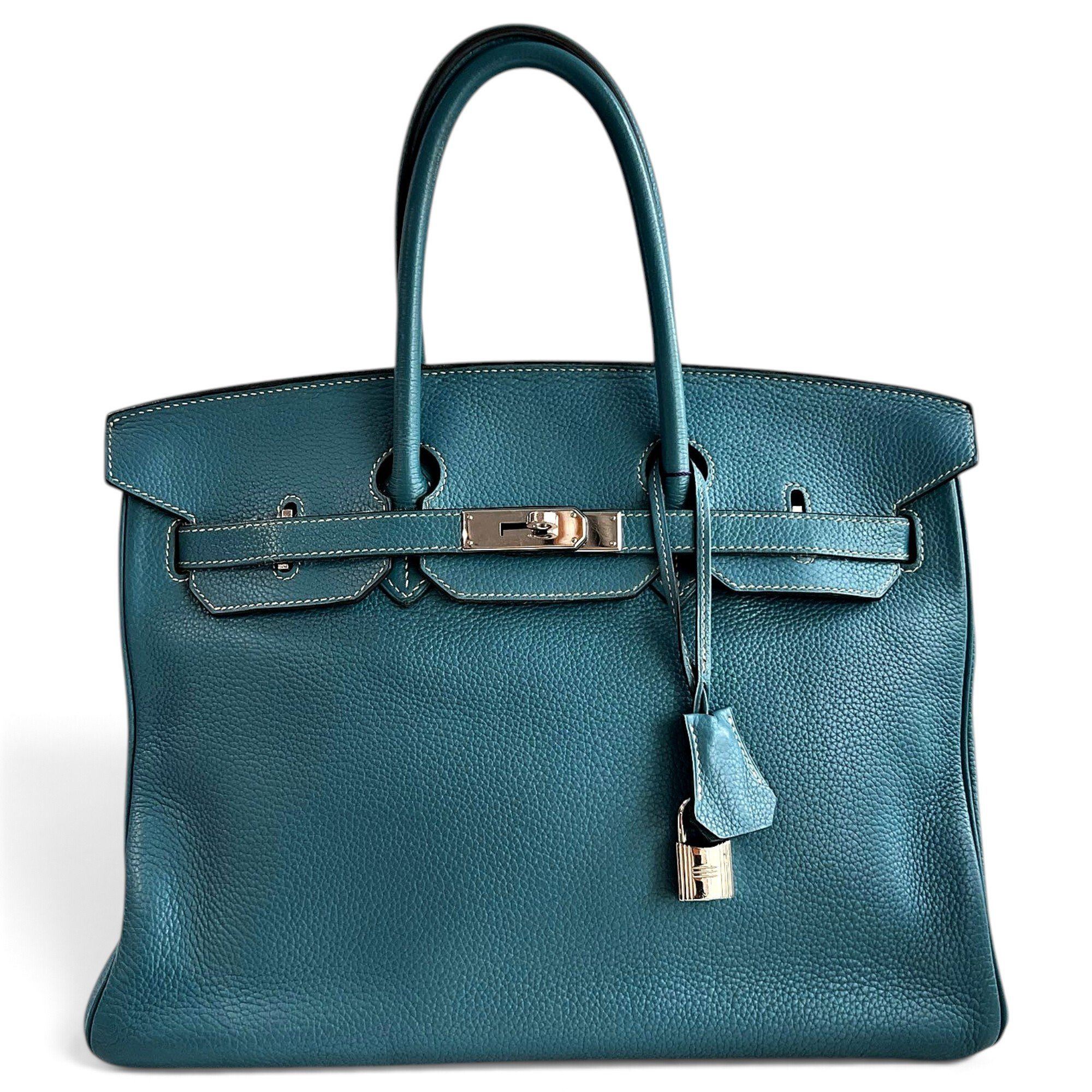 Birkin 35 leather handbag