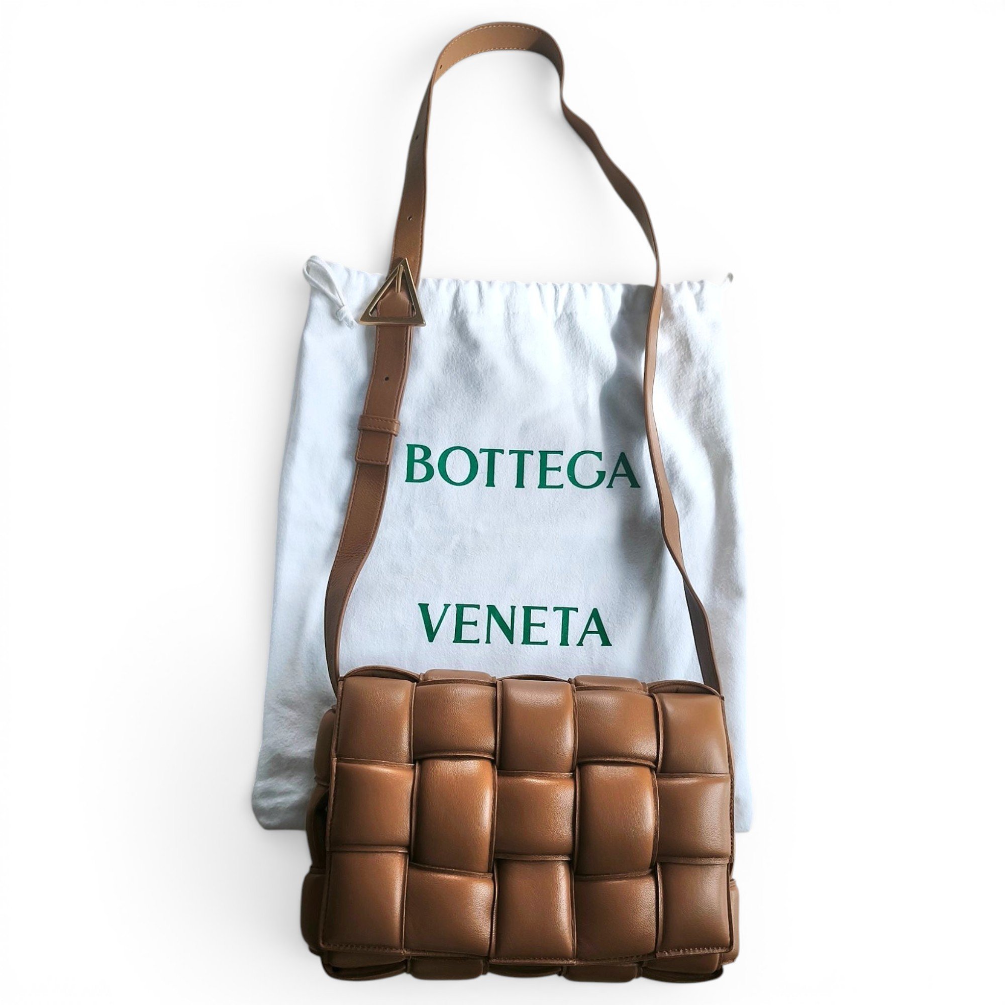 Cassette Padded leather handbag