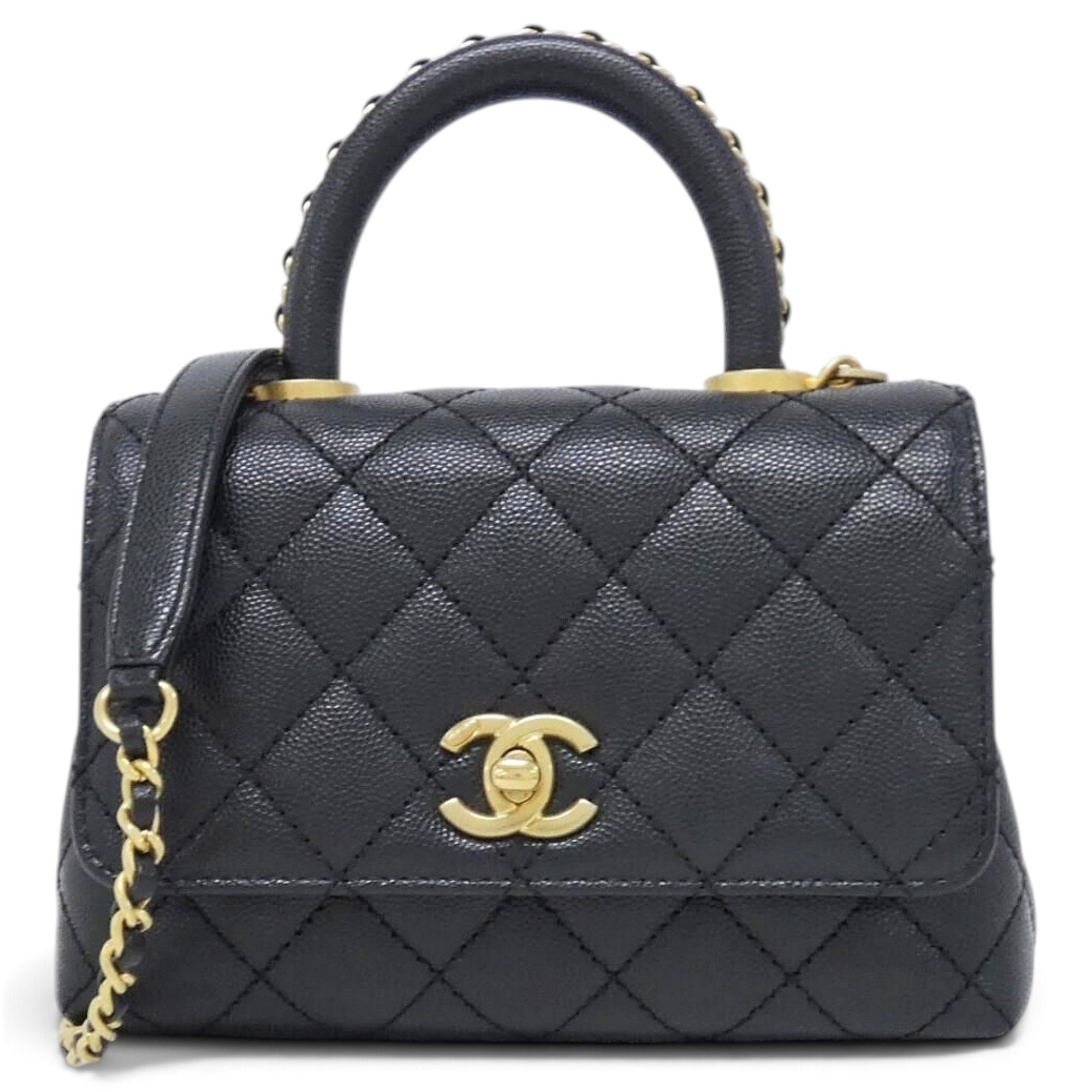 Coco Handle leather handbag